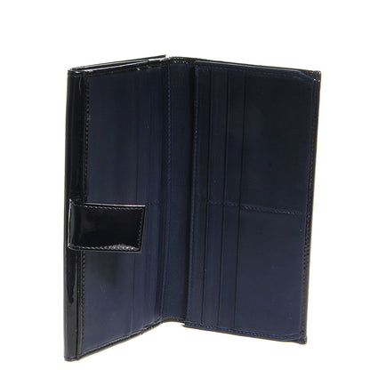 Saint Laurent Patent Y-Mail Long Wallet Marine 4 of 5