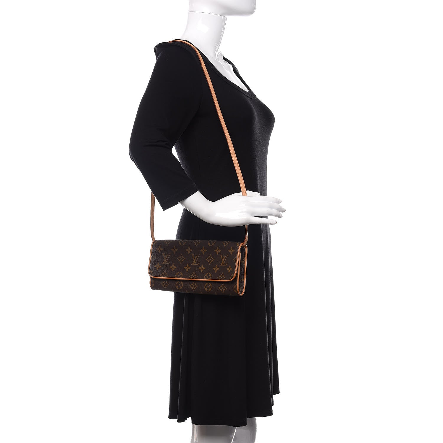 Louis Vuitton Monogram Pochette Twin GM 2 of 10