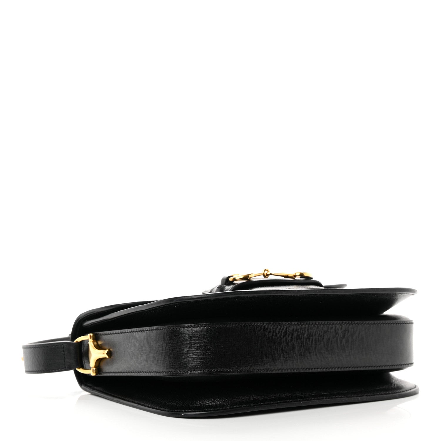 Gucci Azalea Calfskin Horsebit 1955 Shoulder Bag Black 4 of 13