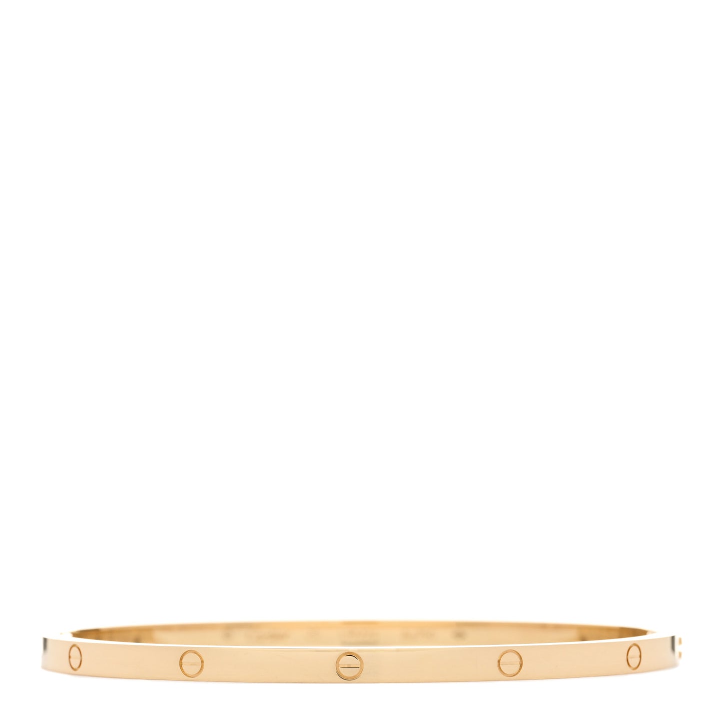 18K Yellow Gold Small LOVE Bracelet 20