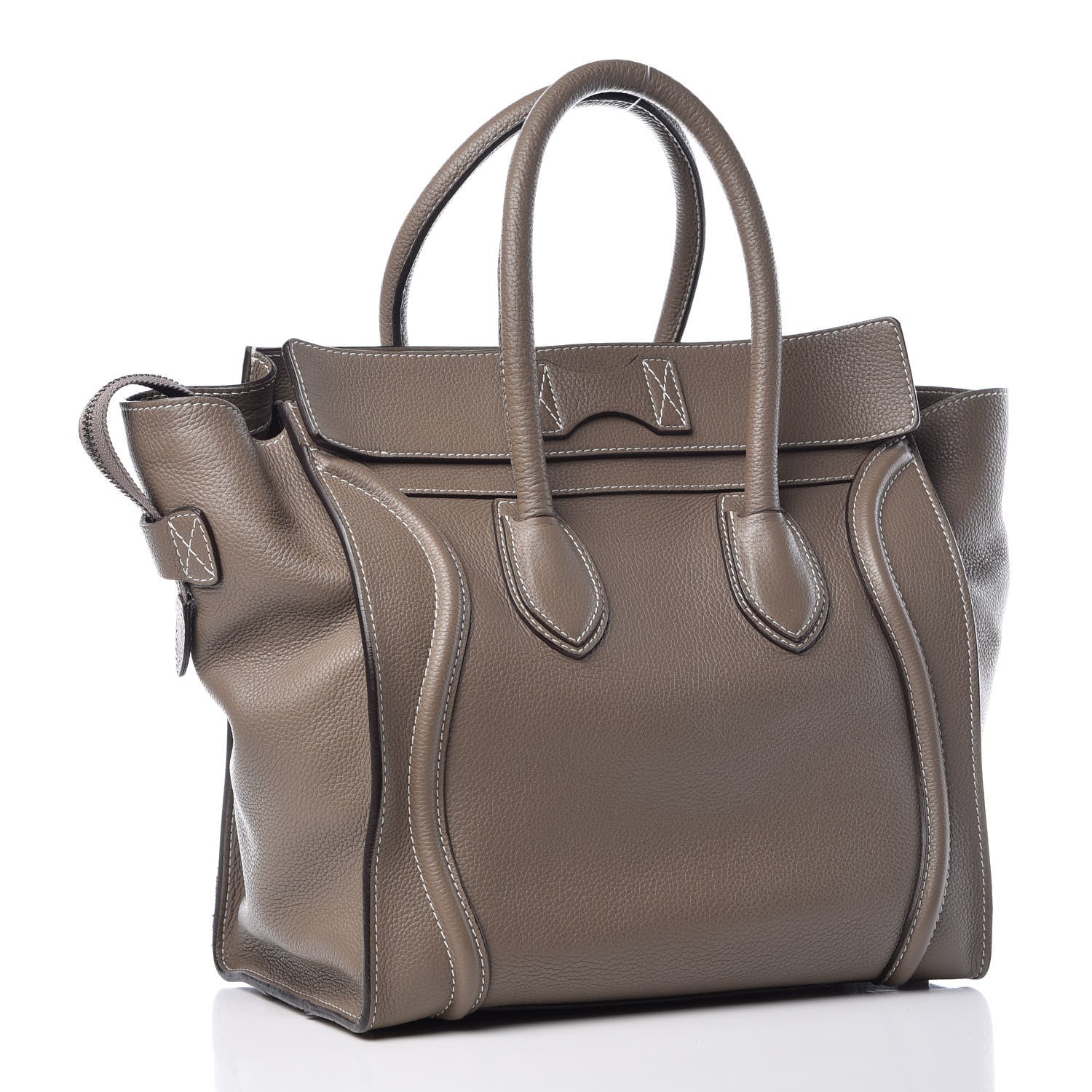 Celine Pebbled Calfskin Mini Luggage Souris 3 of 14