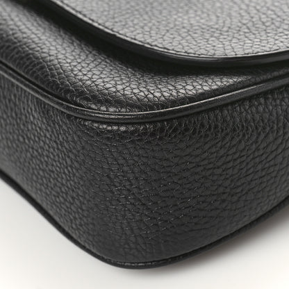 Gucci Pebbled Calfskin Medium Soho Flap Crossbody Black 9 of 9