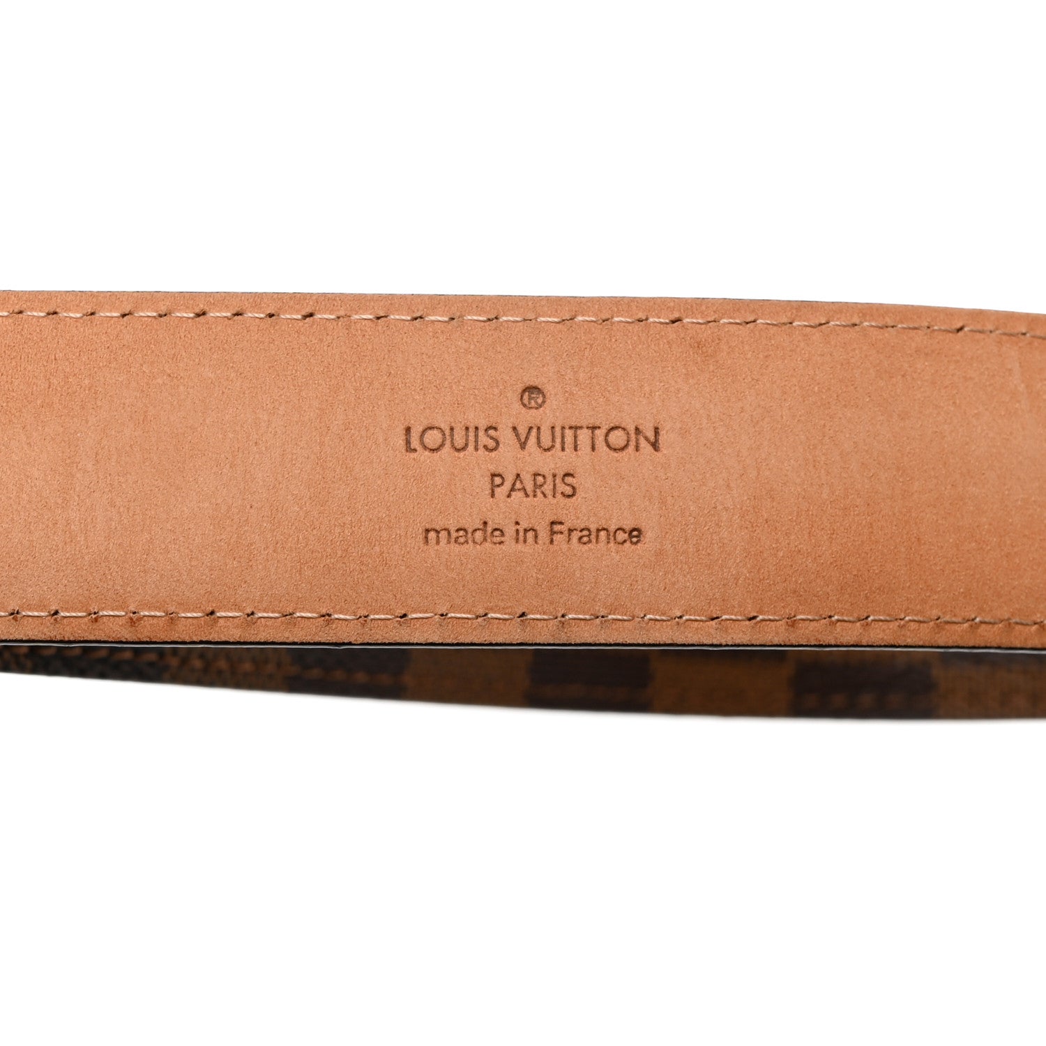 Louis Vuitton Damier Ebene 30mm Ellipse Belt 40 100 5 of 8