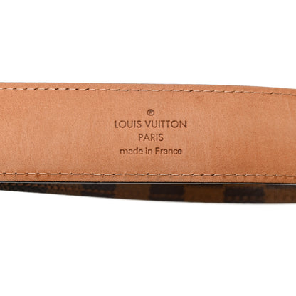 Louis Vuitton Damier Ebene 30mm Ellipse Belt 40 100 5 of 8