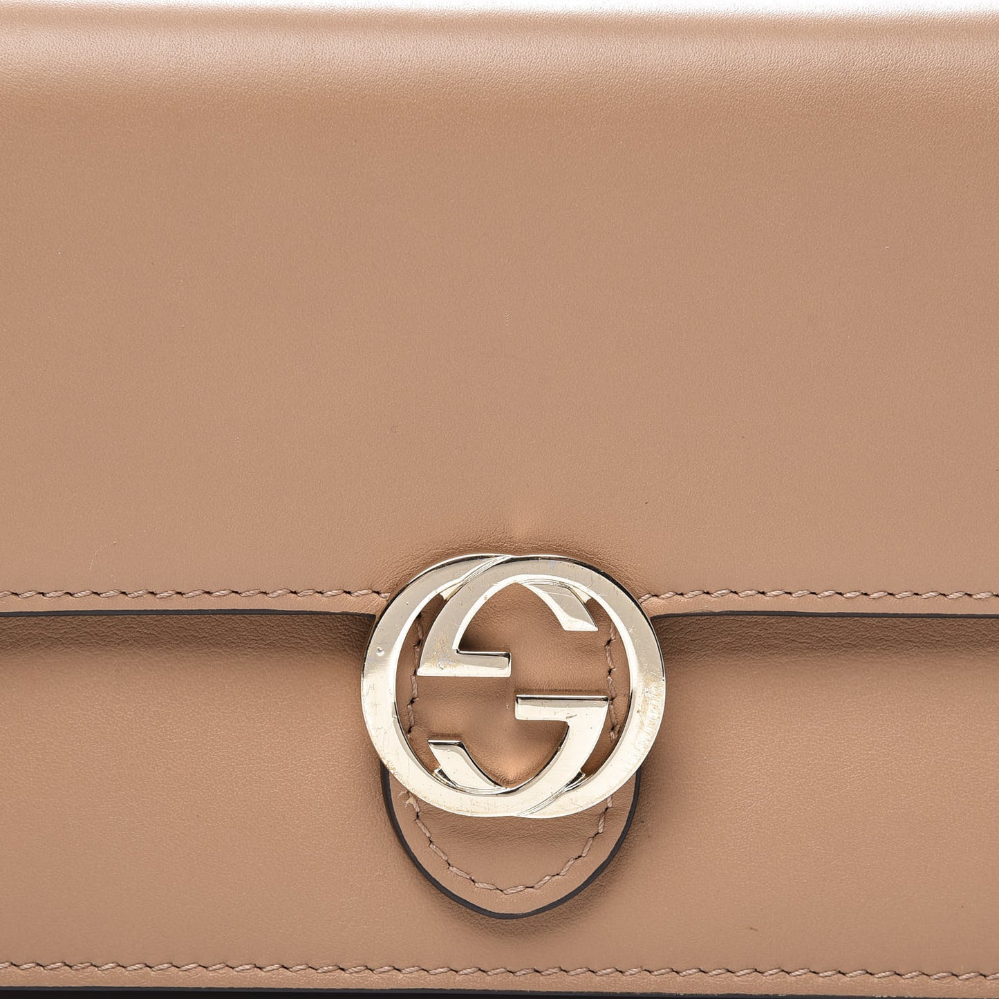 Calfskin Icon Wallet Camelia