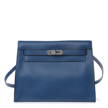 Hermes Evercolor Kelly Danse II Belt Bag Deep Bleu 1 of 11