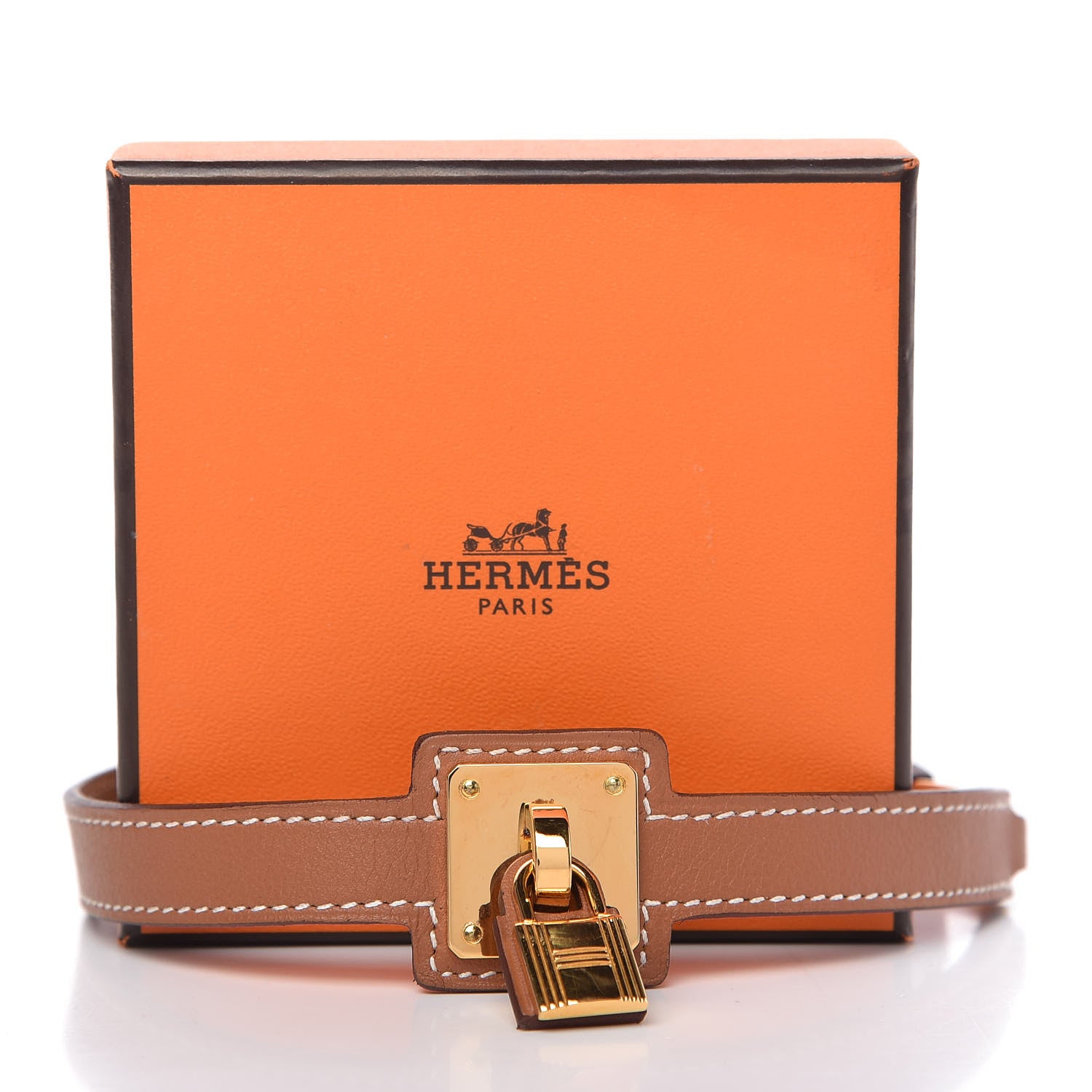Hermes Swift O'Kelly Double Tour Bracelet T2 Gold 9 of 10