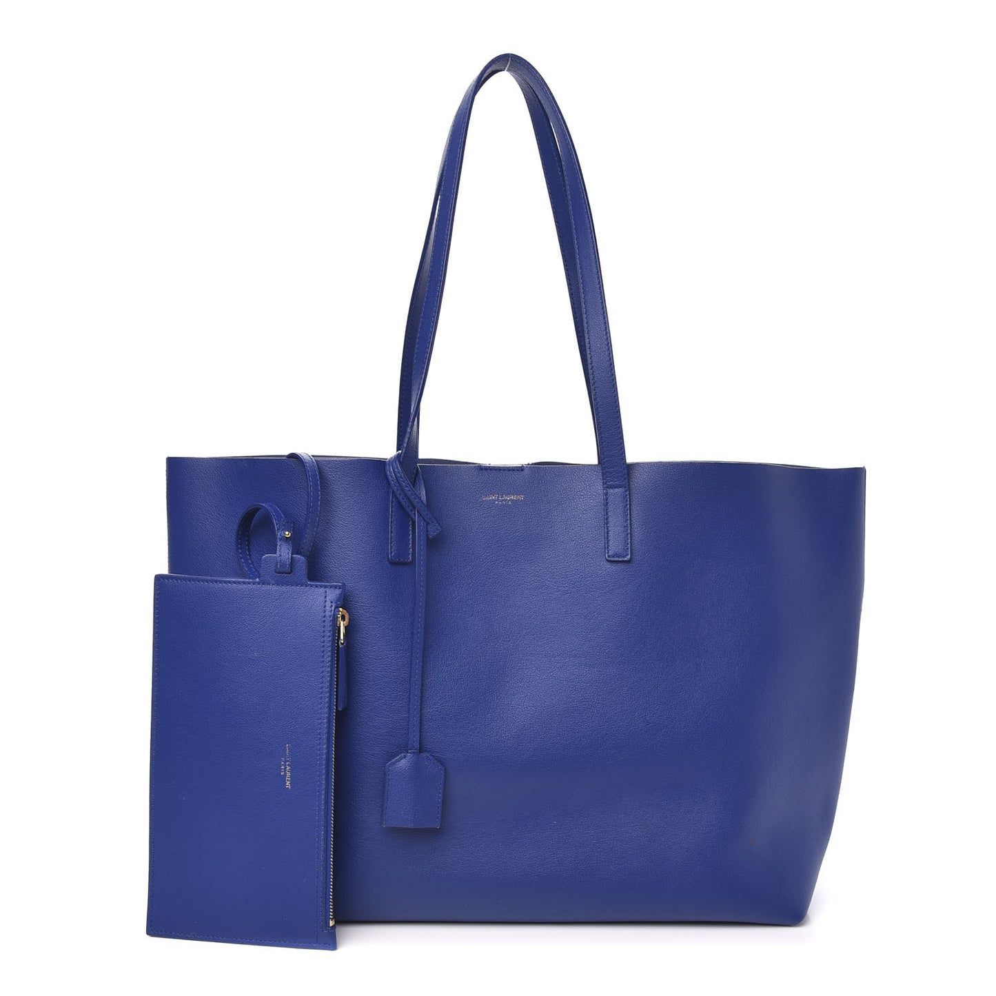 Calfskin Large Shopping Tote Ultramarine