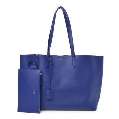 Saint Laurent Calfskin Large Shopping Tote Ultramarine 1 of 11