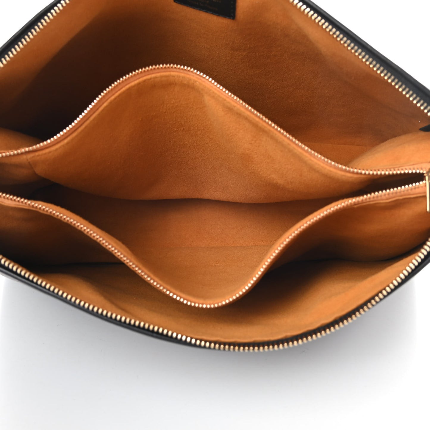 Lambskin Embossed Monogram Coussin MM Black