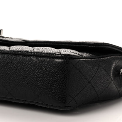 Chanel Caviar Quilted East West Flap Black 9 of 9