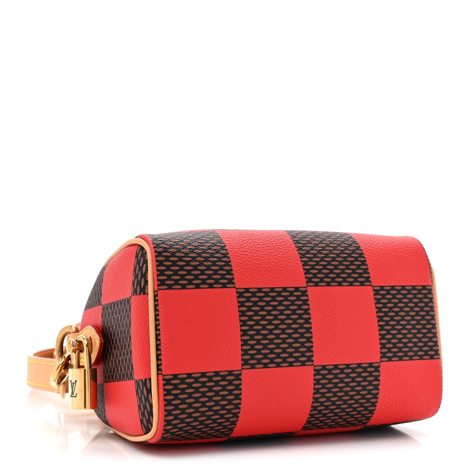 Louis Vuitton Damier Pop Speedy Bandouliere 18 Red 4 of 9