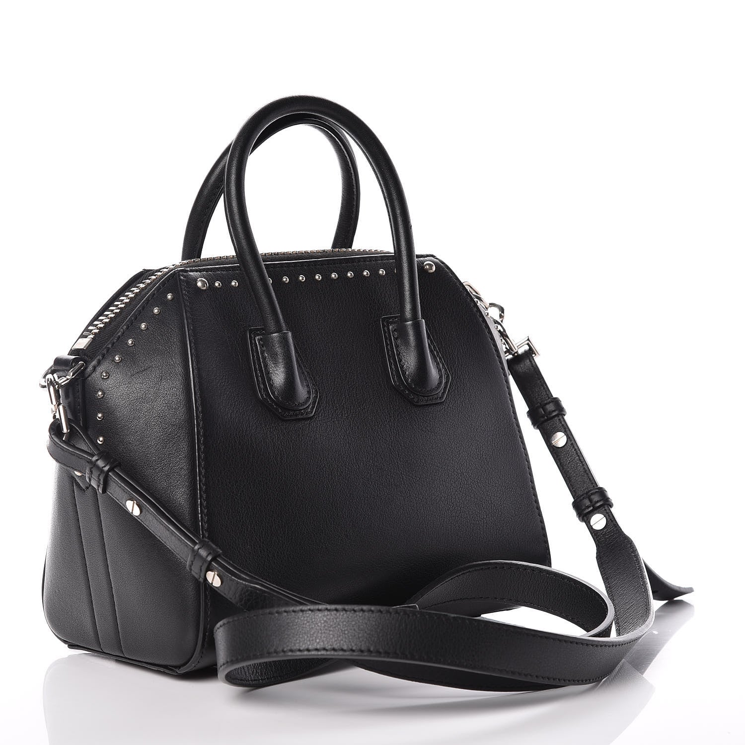 Givenchy Smooth Calfskin Mini Studded Antigona Black 3 of 14