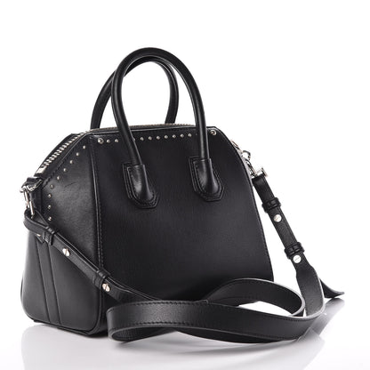 Givenchy Smooth Calfskin Mini Studded Antigona Black 3 of 14