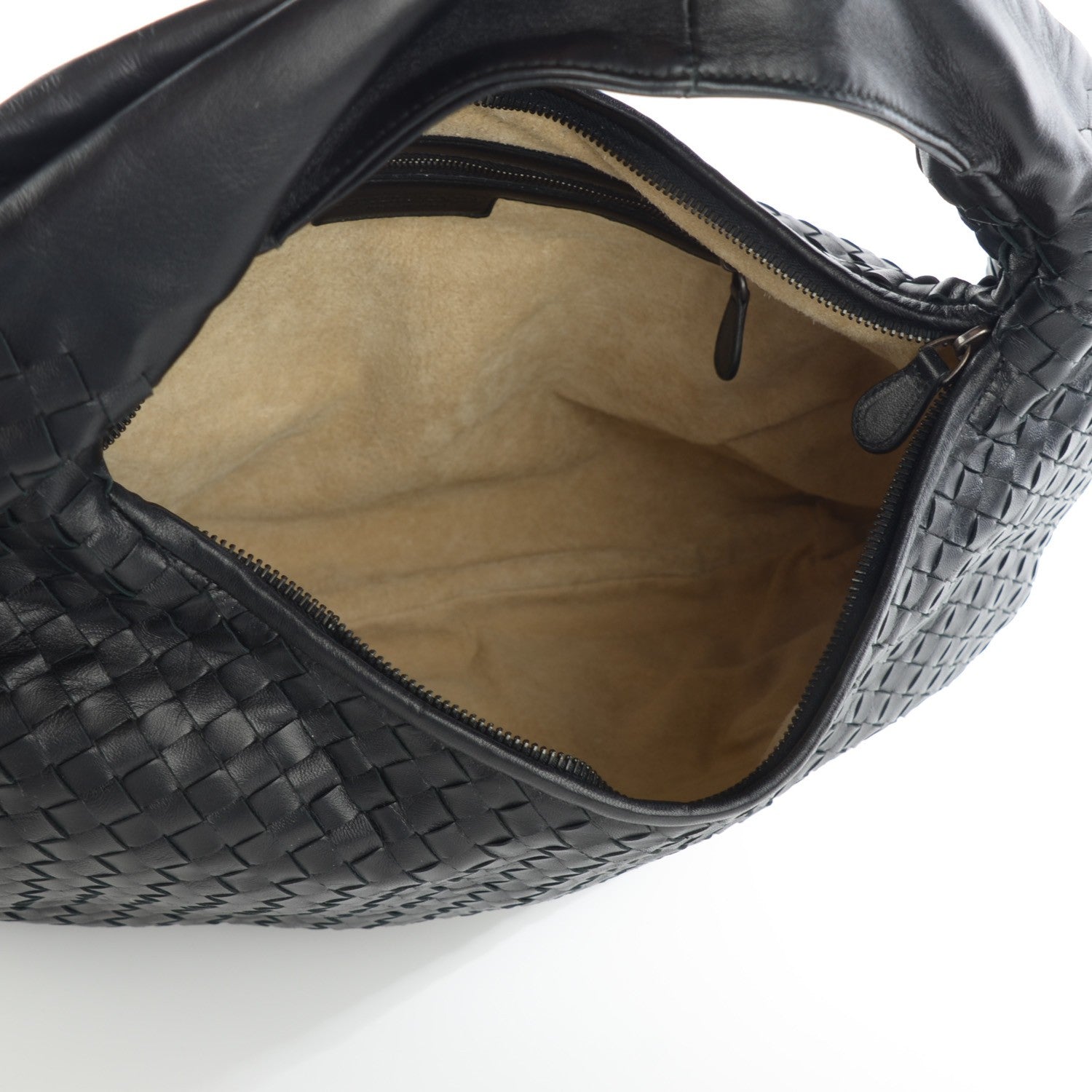 Bottega Veneta Nappa Intrecciato Large Belly Veneta Hobo Nero Black 5 of 8