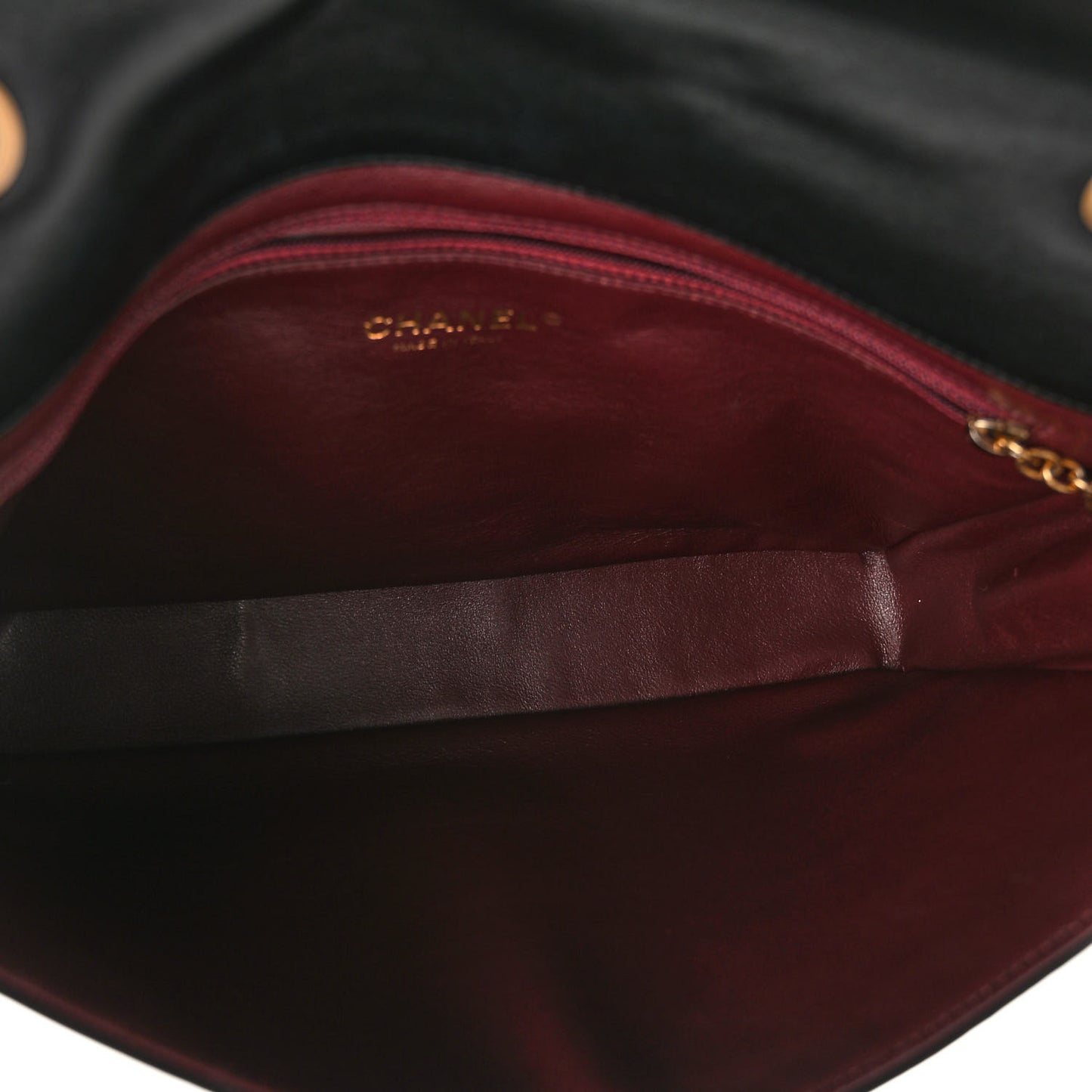 Lambskin Quilted Medium Diamond CC Flap Black