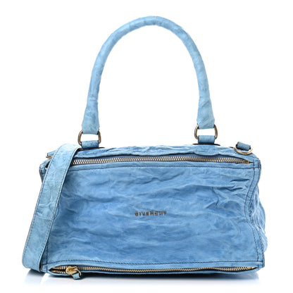 Givenchy Tumbled Sheepskin Medium Pandora Light Blue 1 of 9