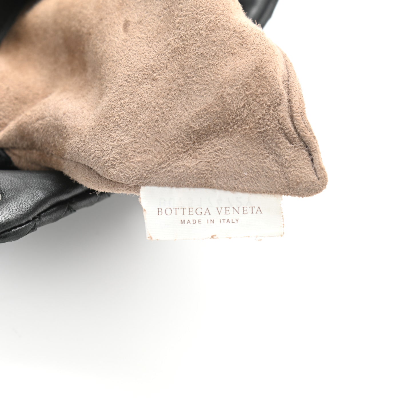 Nappa Intrecciato Small Chain Crossbody Black