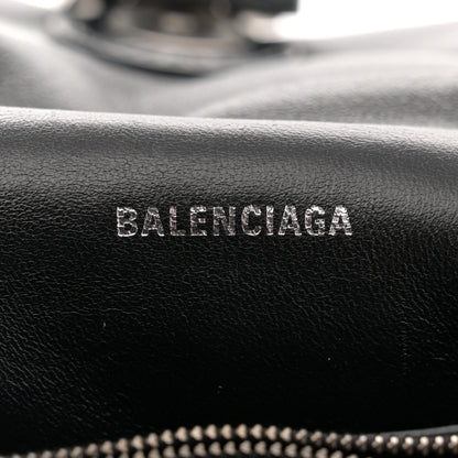 Balenciaga Crushed Calfskin Quilted Matte Black Hardware Small Crush Chain Bag Black 6 of 12