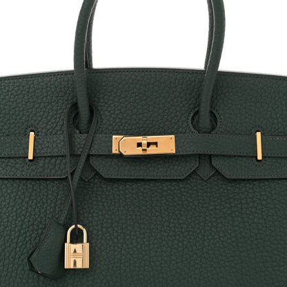 Hermes Fjord Birkin 35 Vert Fonce 8 of 14