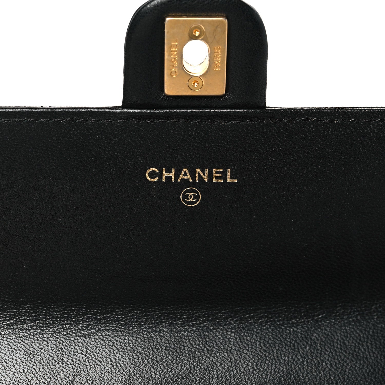 Chanel Lambskin Quilted Chic Pearls Clutch With Chain Black 6 of 11