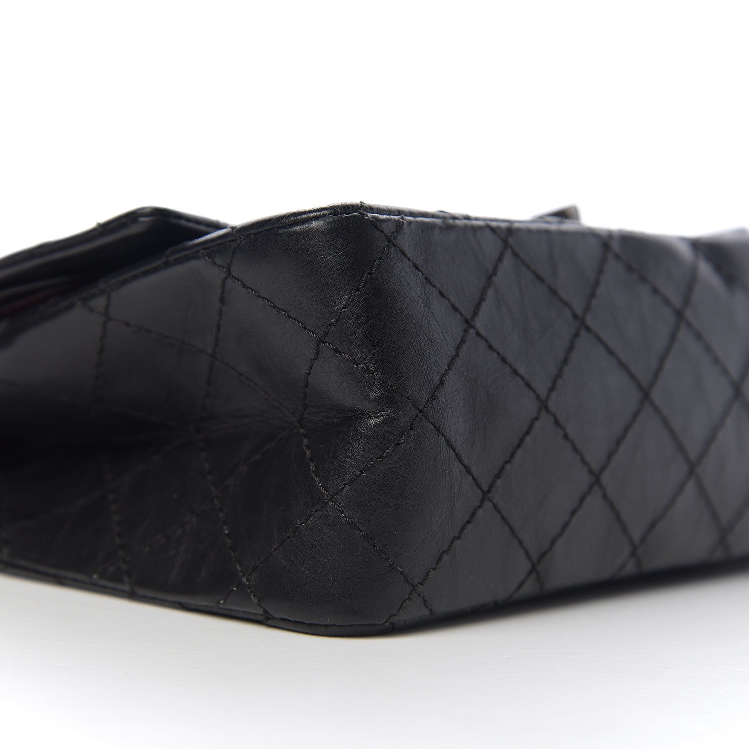 Chanel Aged Calfskin Quilted 2.55 Reissue 225 Flap Black 8 of 11