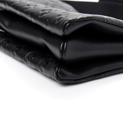 Louis Vuitton Lambskin Embossed Monogram Coussin PM Black 7 of 10