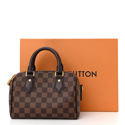 Louis Vuitton Damier Ebene Speedy Bandouliere 20 10 of 10