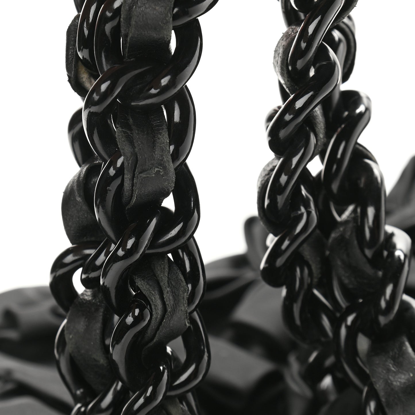 Tessuto Nylon Origami Pleated Tote Black
