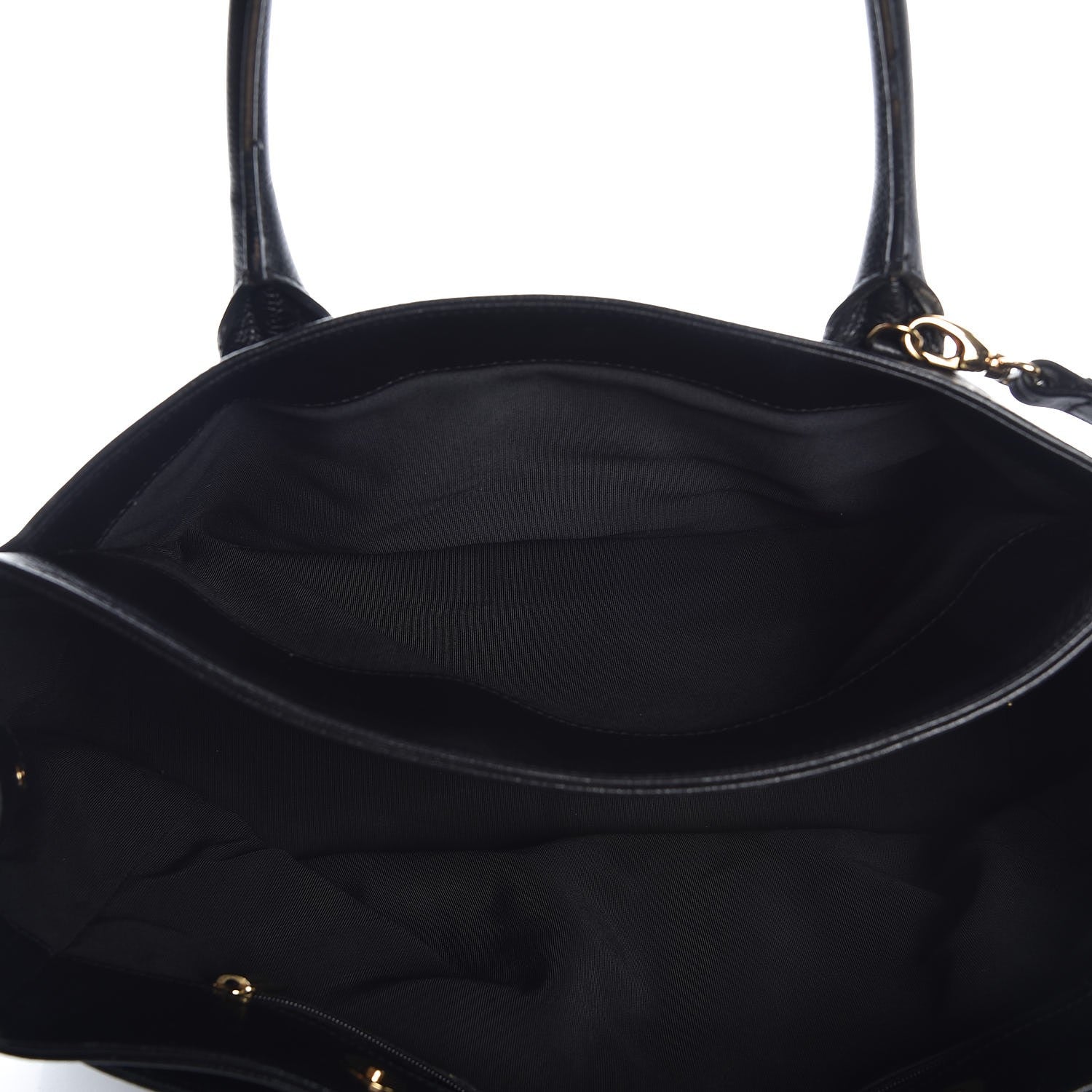Chanel Calfskin Cerf Executive Shopper Tote Black 7 of 10