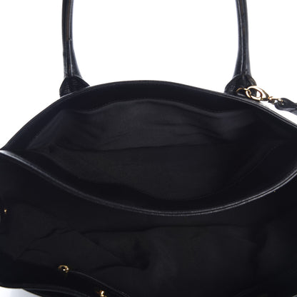 Chanel Calfskin Cerf Executive Shopper Tote Black 7 of 10