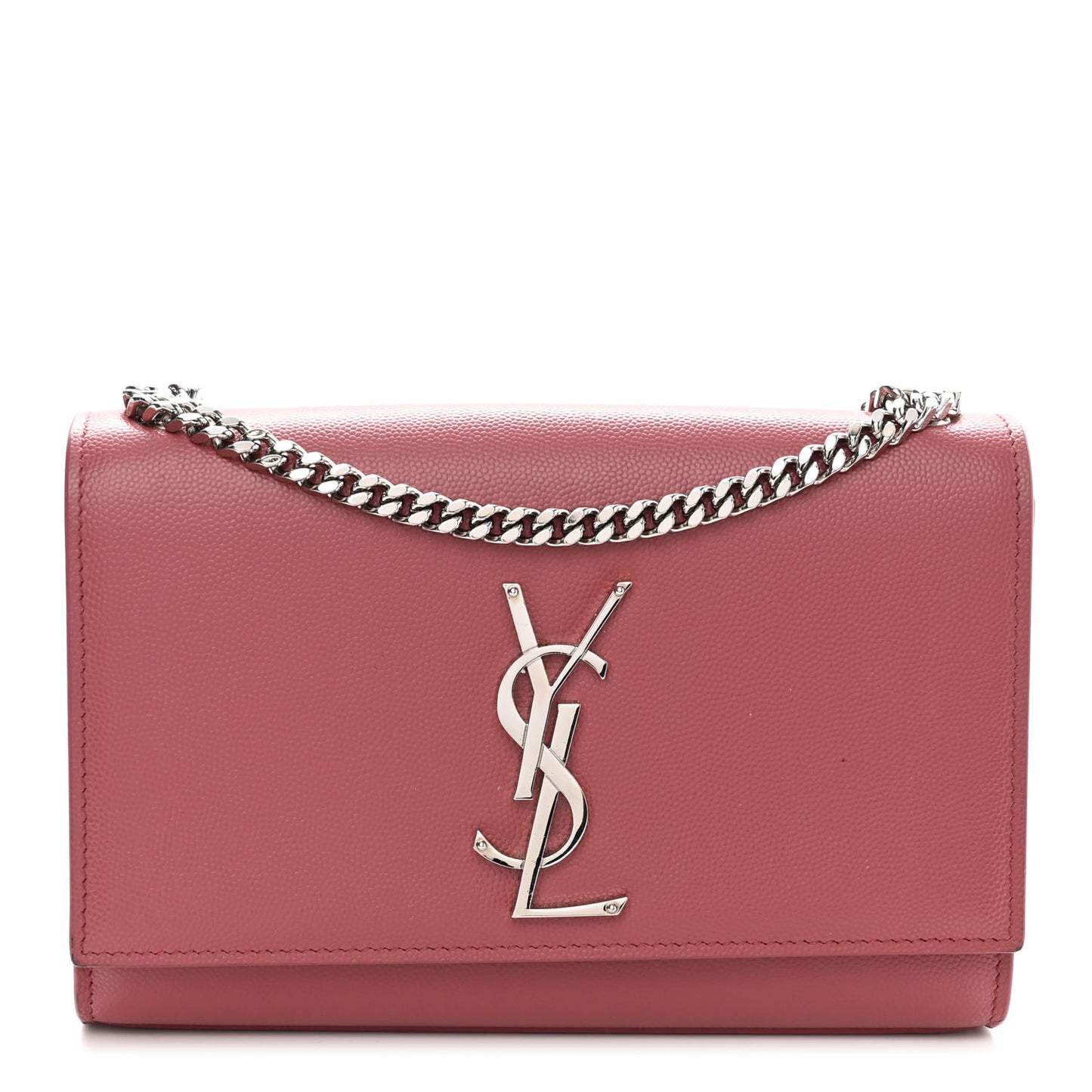 Grain De Poudre Small Classic Monogram Kate Satchel Mystic Rose