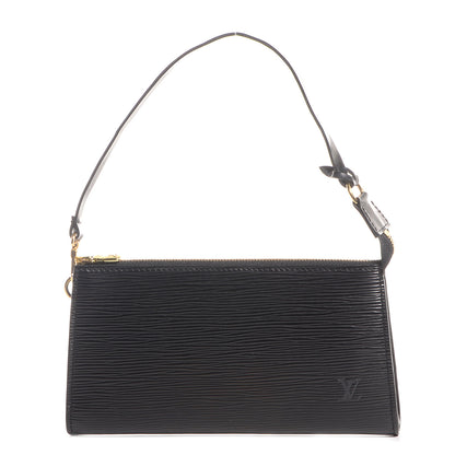 Louis Vuitton Epi Pochette Accessories 21 Black 1 of 6