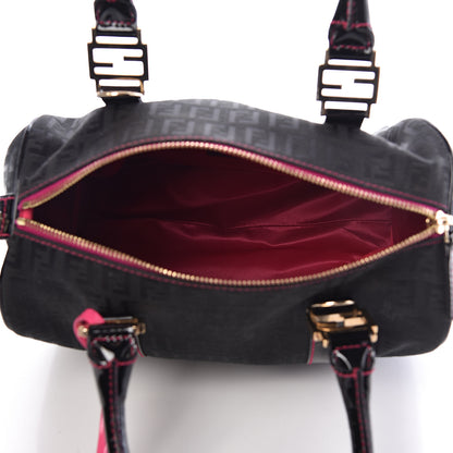 Fendi Zucchino Forever Boston Black Pink 5 of 11