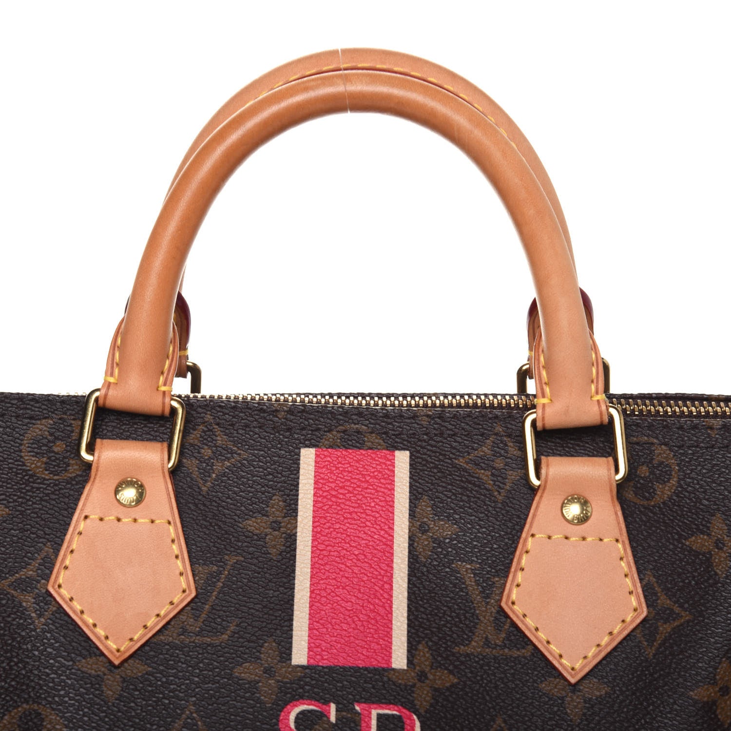 Louis Vuitton Monogram My LV Heritage Speedy 30 Fuchsia Ivory 16 of 21