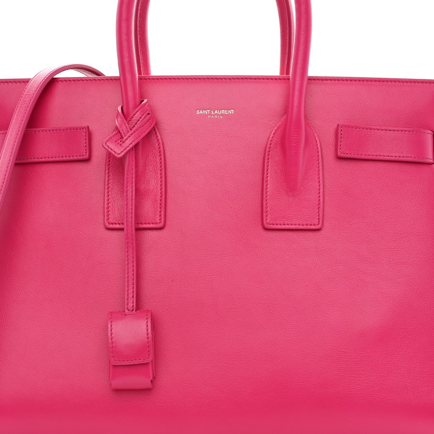 Calfskin Small Sac De Jour Lipstick Fuchsia