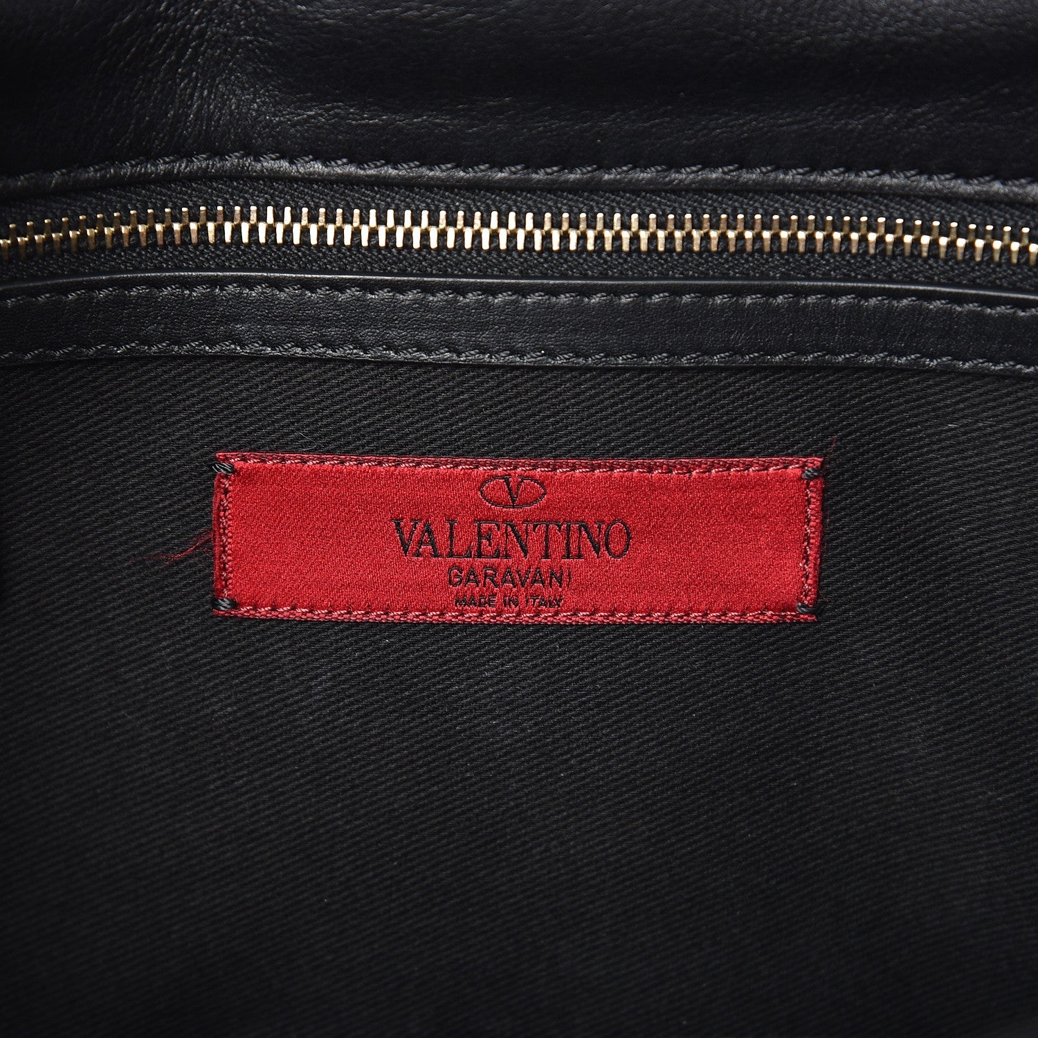 Valentino Garavani Vitello Medium Glam Lock Rockstud Flap Black 6 of 10