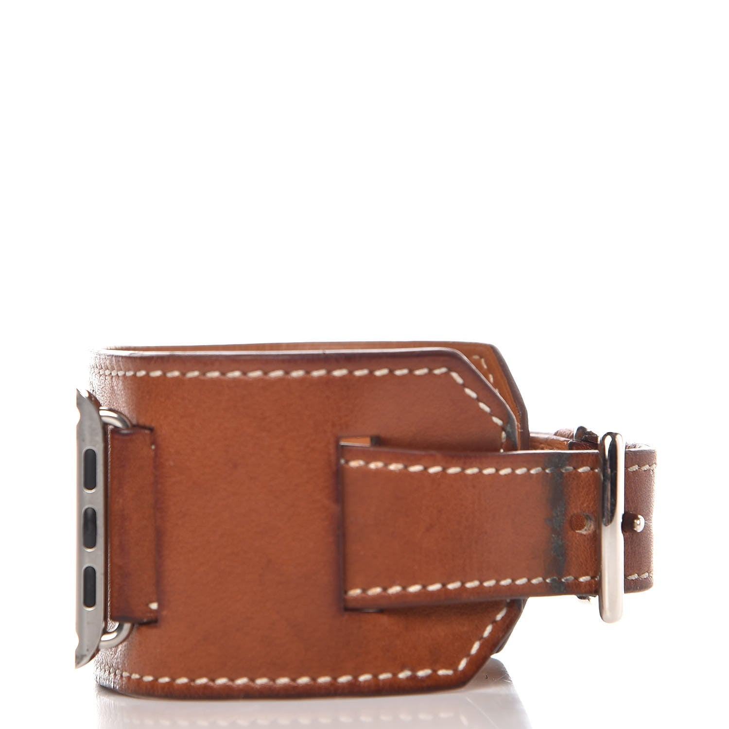 Hermes Barenia 42mm Apple Watch Band Fauve 3 of 10