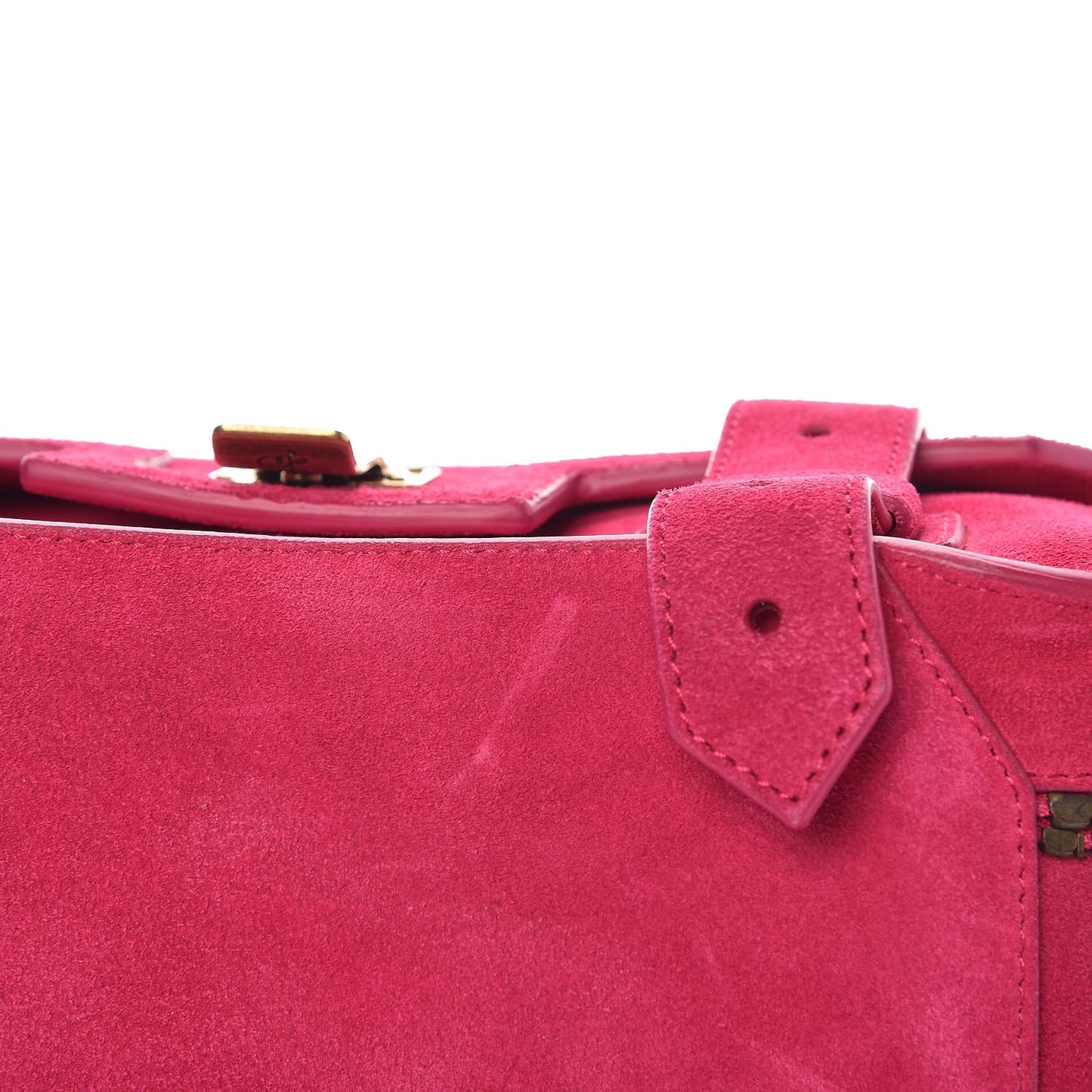 Suede PS1 Mini Pouch Messenger Bag Chianti