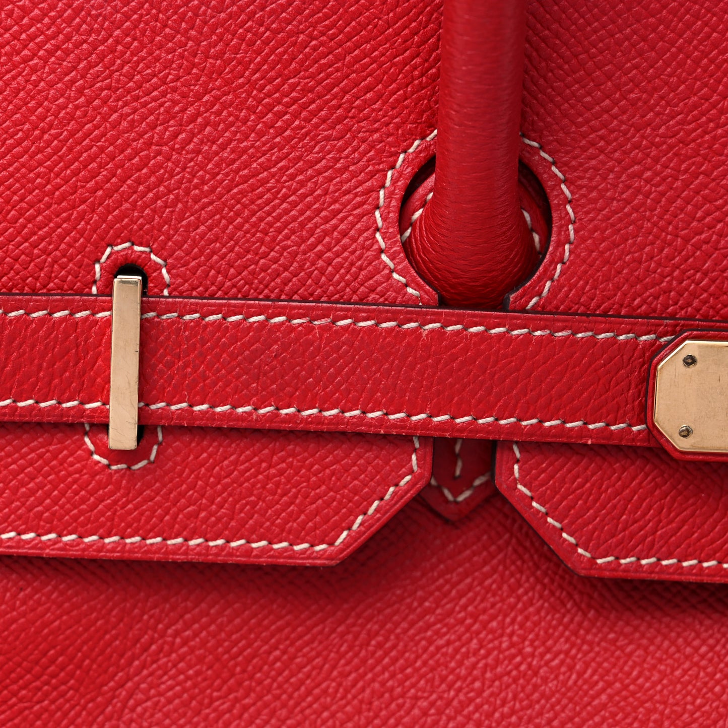 Epsom Candy Birkin 35 Rouge Casaque Bleu Thalassa