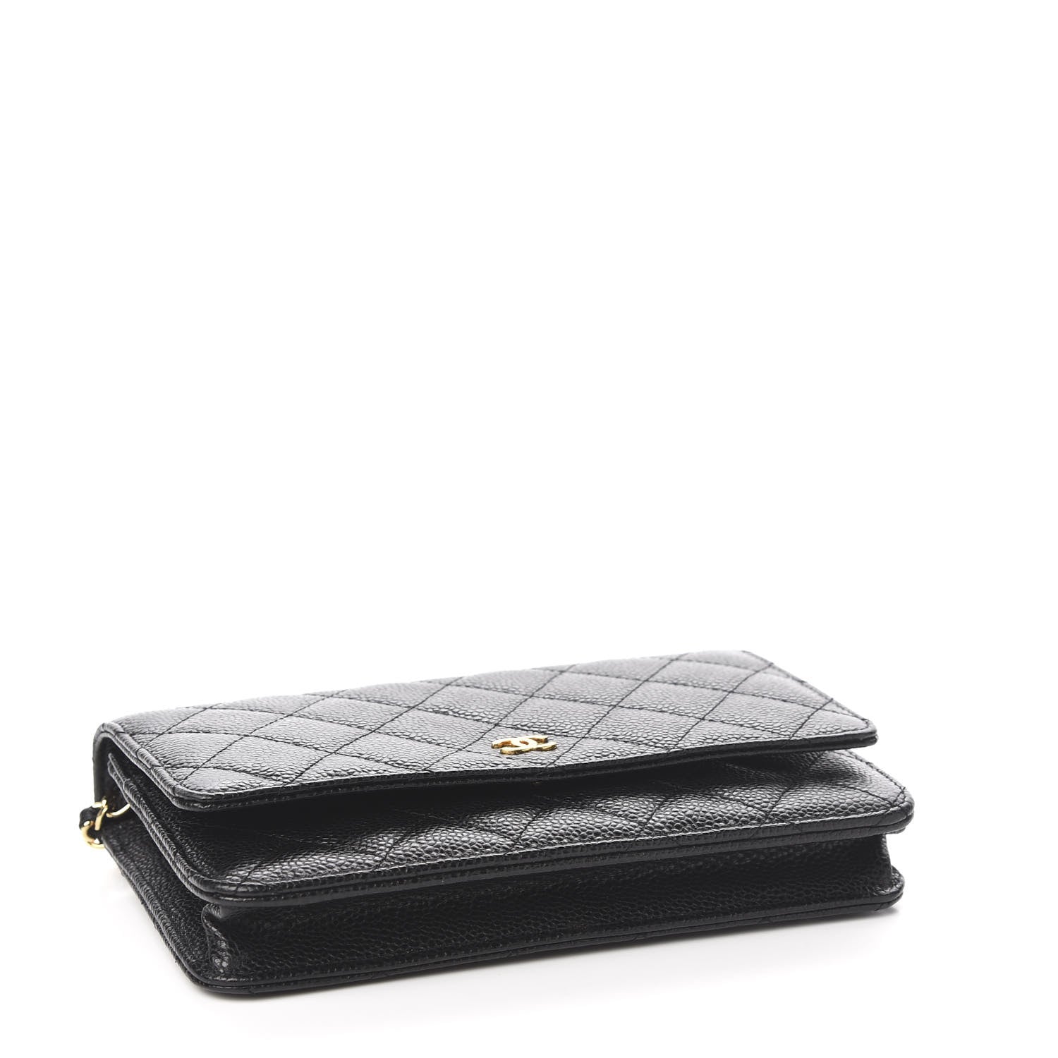 Chanel Caviar Quilted Wallet On Chain WOC Black 3 of 11