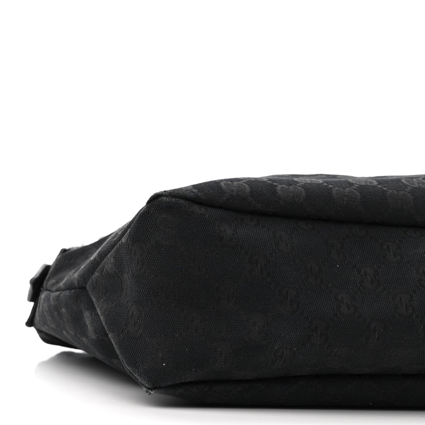 Monogram Medium Horsebit Chain Hobo Black