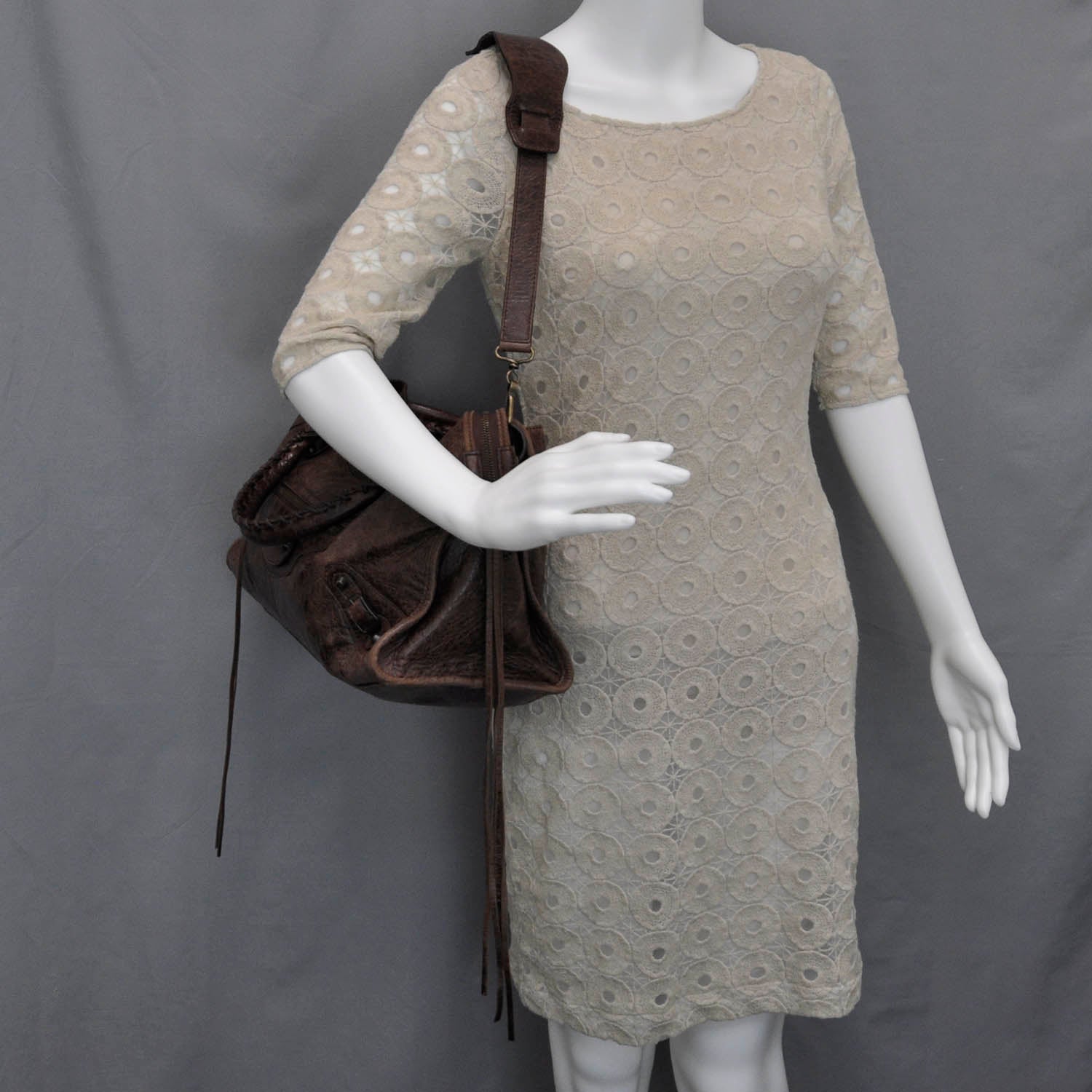 Balenciaga Agneau Part Time Cafe Brown 2 of 12