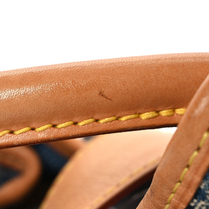 Louis Vuitton Monogram Denim Pleaty Blue 16 of 17