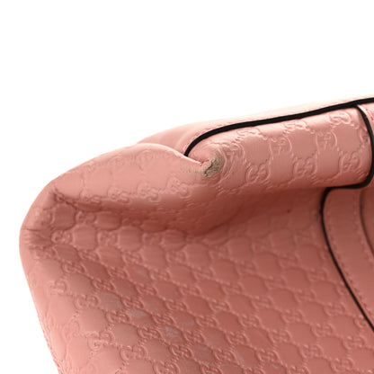 Gucci Soft Microguccissima Large Dome Satchel Soft Pink 12 of 14