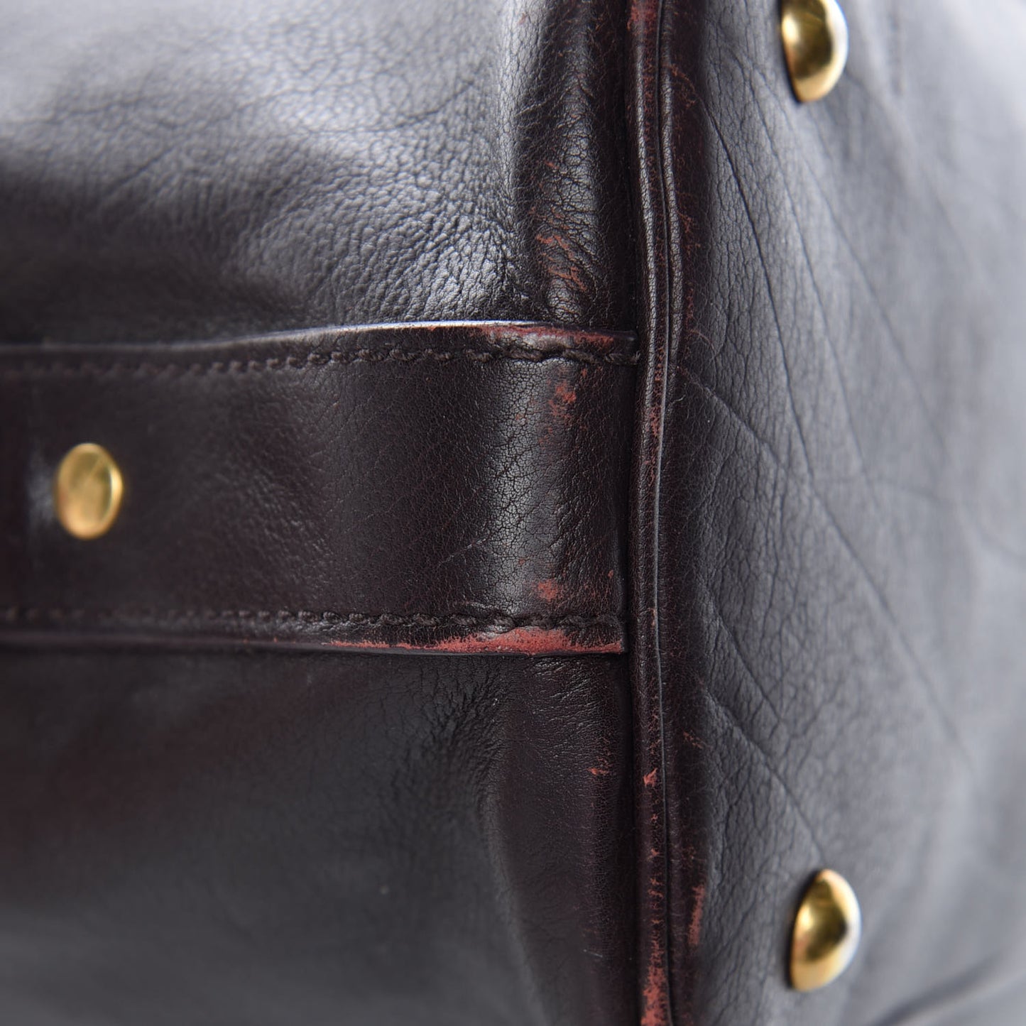 Calfskin Medium Muse Dark Brown
