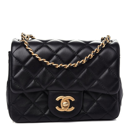 Chanel Lambskin Quilted Mini Pearl Crush Flap Black 1 of 11