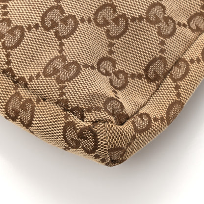 Gucci GG Monogram Double Pocket Belt Bag Dark Brown 13 of 14