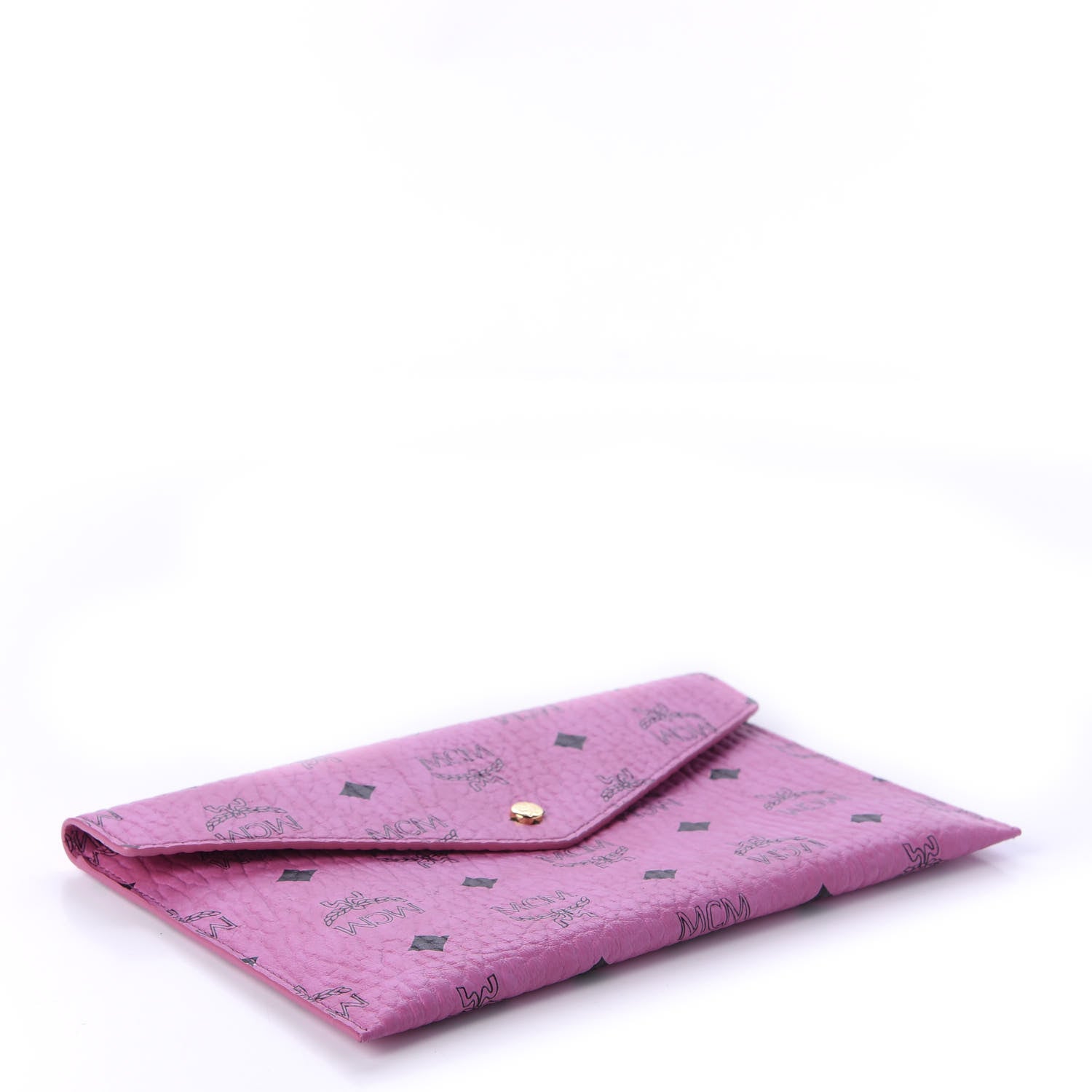 MCM Visetos Envelope Clutch Pink 4 of 9