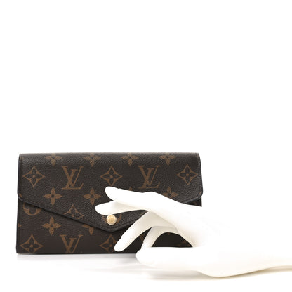 Louis Vuitton Monogram Sarah Wallet NM Rose Ballerine 2 of 7